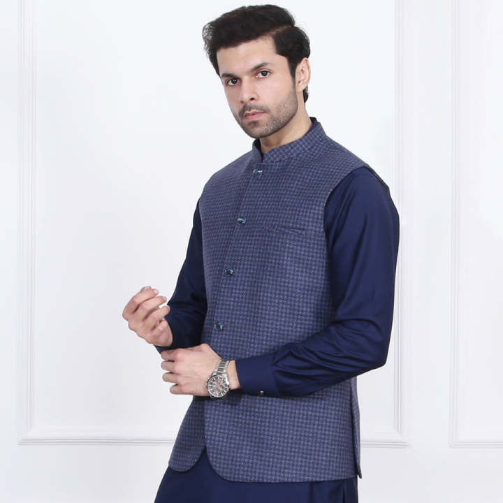 V&S%20Men%E2%80%99s%20Waistcoat%20%E2%80%93%20BLUE%20TEXTURE(ART303)%20-%20Image%202