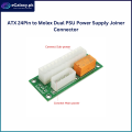 ATX 24Pin to Molex Dual PSU Power Supply Joiner Connector. 