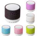 Mini Portable Bluetooth & Rechargeable Speaker with Light + SD Card + USB Supported Multi Color. 