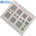Amaoe Universal Stencil BGA IC Reballing Stencil 0.3 0.35 0.4 0.5mm Parallel 45 Degree Hole Misaligned in Pakistan. 