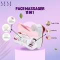 11 In 1 Face Massager Machine - Electric Facial Exfoliator and Massager, Featuring Multiple Attachments for Deep Cleansing and Massage, Comprehensive Face Care Machine by Momo & Meshi. 