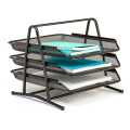 Heavy Mesh metal 3-tier letter tray. 
