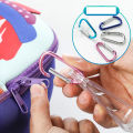 Portable Hand Sanitizer Spray Bottle 30ML/50ML Empty Bottle Carabiner Key Ring Hook Clear Transparent Plastic Flip cap bottle For Travel. 