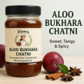 Hinna’s Kitchen Aloo Bukhara Chatni – Preservative Free | Freshly Made | Natural Ingredients | Taste of Home | 250g / 500g. 