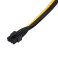 4X ATX CPU 8 Pin Male to Dual PCIe 8(6+2) Pin Male Power Adapter Cable for Only Modular Power Supply, 60cm+20cm. 
