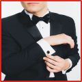 Fashion Cufflink Studs for Coats and Shirts in Box Pack 1 PAIR (DESIGN VARIATION POSSIBLE). 