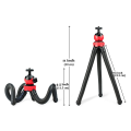 Portable Flexible LARGE 10inch Octopus Stand Gorilla tripod  for Digital Cameras, Mobiles & DSLR With mobile Holder. 