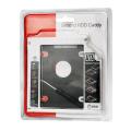 Hard Drive SATA 2nd SSD/HDD Caddy Tray HDD Internal Case for Unibody 9.5mm Laptop CD/DVD-ROM Drive. 