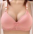 quality Think Soft Plain Foam Padded Bras for Women adjustable Straps Non Wired Bra for Girls Soft Push up Brazer for B and C Cups in random colours Black Pink Skin Red Blue and Beige All Size From 34 To 50 Are Available. 