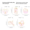 5 Styles Cartoon Animal Enamel Pin Cat Cup Pin Cat Bowl Pin Cute Badge Brooch Lapel Pin Gift for Friend. 