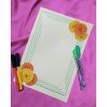 Assignment title page A4 size beautiful floral Assignment page for school and college use. 