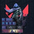 Valorant Game Keycaps Omen Jett Killjoy Sage Cypher Chmber OEM Profile 10Keys PBT Dye Sub Keycaps. 