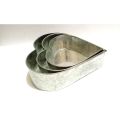 Cake pan Heart silver 3 sizes cake moulds Baking pan Mold Best Baking material. 