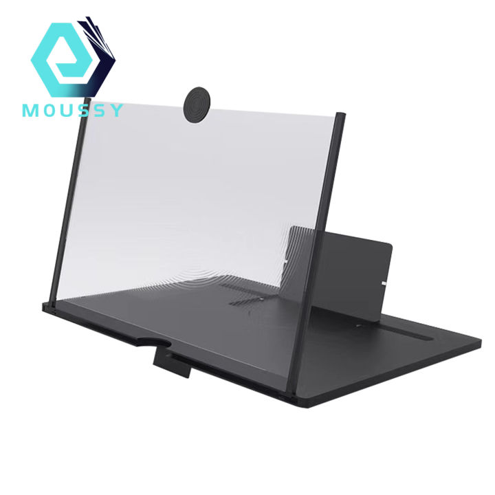 Screen Enlarger High Clearly Widely Compatible Acrylic 10/12 inch Simple Operation Video Amplifier Holder for Watching TV
