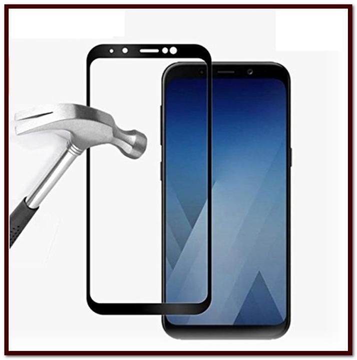 For Samsung Galaxy A6 Plus (2018) HD OG 6D Gorilla Glass Screen Protector Edge to Edge - Black