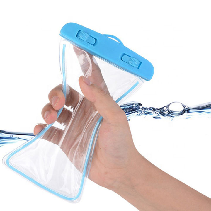 Underwater Waterproof Mobile Case PVC Transparent Touch Screen Pouch for Smartphones, Rainproof, Dustproof, 6-inch Size, Travel and Outdoor Protection