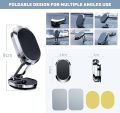 Magnetic Phone Holder for Car, Heat Resistant Super Sticker 360° Rotation Foldable Phone Cradle Strong Magnet Car Mount for Dashboard Screens All Smartphones Magnetic Car Phone Mount. 