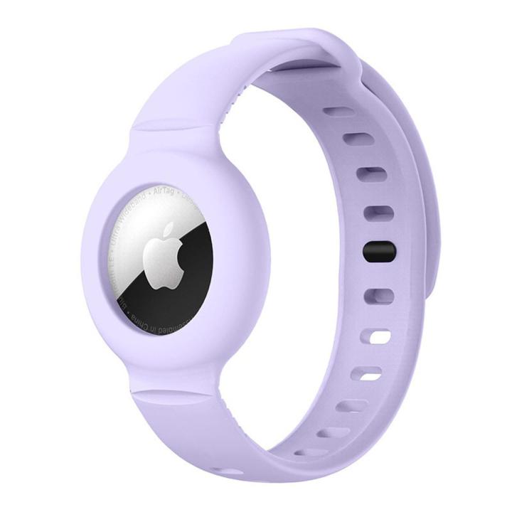 Soft Silicone Bands Case for AirTags Strap Anti-Scratch Protective Cover Accessories for apple Air Tag
