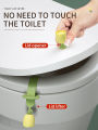 mr basket Toilet lid lifter Non Dirty Hand Toilet Handheld Device Flower Silicone Toilet Lid Opener Convenient And Aesthetically. 