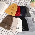 【Hickeys Miees】Beanies Skullies Women Hat Cute Smile Crochet Expression Knit Bonnets Wholesale Men Hip Hop Caps Unisex Fall Winter Hats Women. 