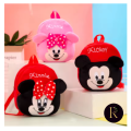 Mickey Mouse Kids Plush Bag 9-10 Inches kids Bag By Reeshail Enterprise. 