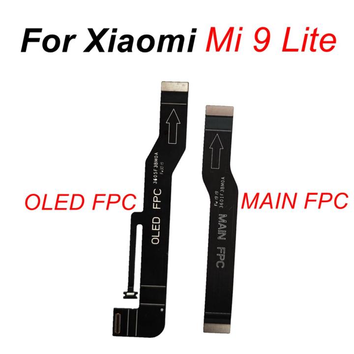 LCD Display MotherBoard Connect Flex Cable For Xiaomi Mi 9 Lite Mi9 Lite Main Board OLED FPC Connector Replacement CC9 M1904F3BG