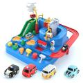 Educational Car Adventure Race Track Toy Parking Garage Set for Boys with 4 cars – 11 inches. 
