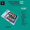 LIMITED  Edition 3D BLACK ROHIT SHARMA CEAT Edition Bat Stickers | New Version Black Version CEAT 3D Embossed Cricket Bat Sticker | Players Edition  3D Bat Stickers. 