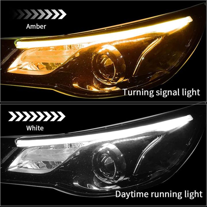 Car%20Flexible%20LED%20Headlight%2060%20Cm%20Strip%20DRL%20LED%20Daytime%20Running%20Lights%20Waterproof%20With%20Turn%20Signal%20Indicator%202%20Pcs%20Set%20-%20Image%203