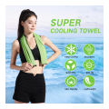 Instant Chill Microfiber Cooling Towel with Carabiner Case | Perfect for Sports, Yoga, Gym, and Outdoor Activities. 