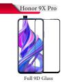 Honor 9X Pro Full Black 9D|5D|6D|10D|11D|21D Tempered Glass Screen Protector Full Glue Edge To Edge For Honor 9X Pro. 