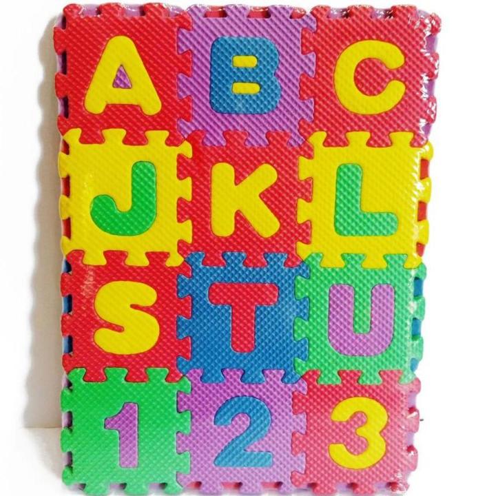 Kids ABC And 123 Learning Foam Play Mat 10.5 Inches play mat toy foam mat