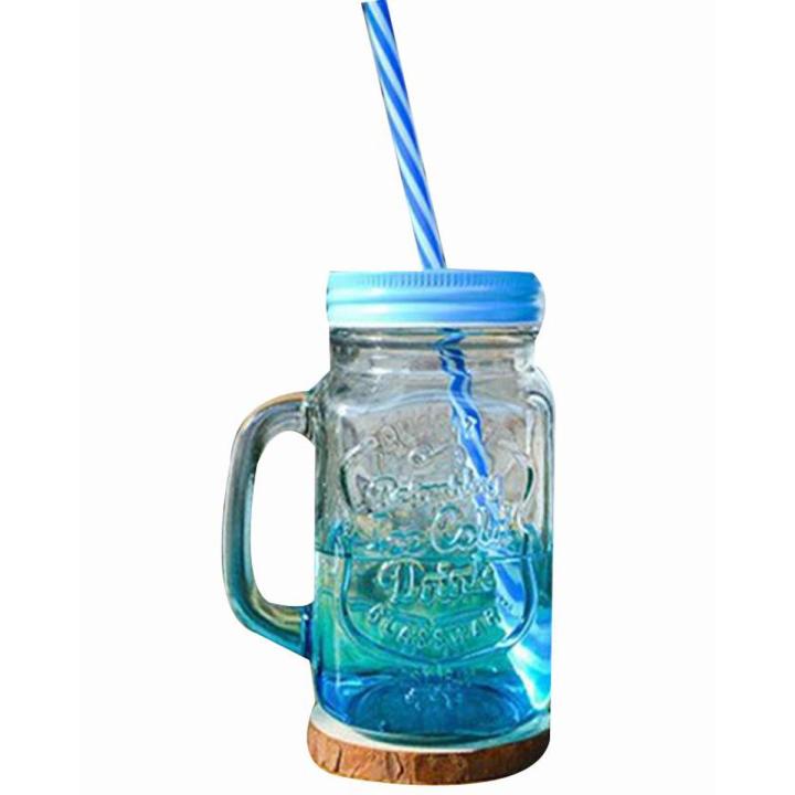 Mason Jar Mug With Lid & Straw ? 500Ml ! !