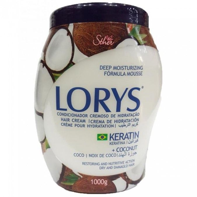 Lorys%20Keratin%20Coconut%20Cream%20%7C%20Keratin%20Coconut%20Hair%20Cream%20Styling%20Hold%20%7C%201000g%20-%20Image%202
