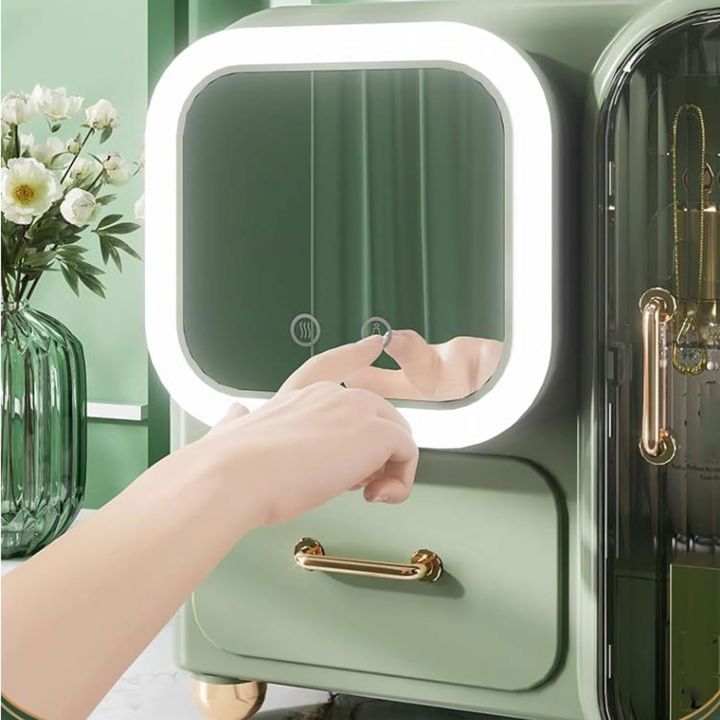 Makeup%20Organizer%20Storage%20Box%20With%20Mirror,%20Skincare%20Cosmetic%20Organizer%20Large%20-%20Image%205