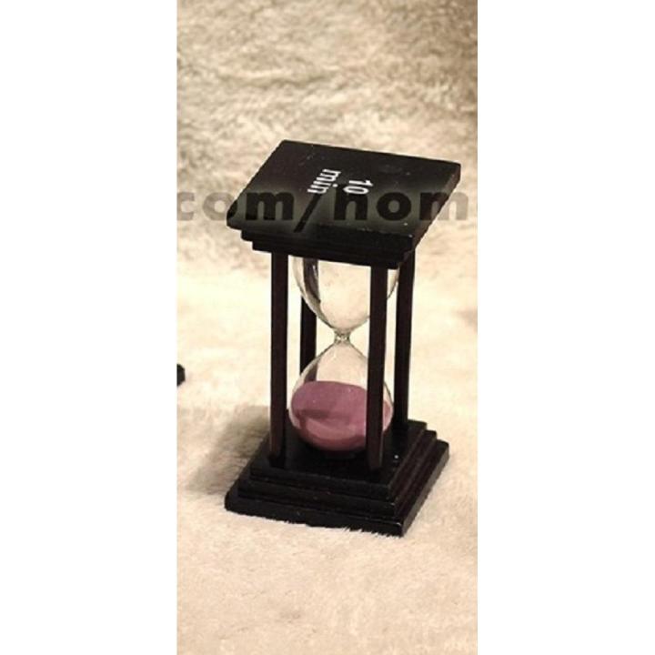 NS Collection-Wooden Hourglass 5 Minute 20.5*10*10 Countdown Timer Clock Xmas Birthday Gift Home Decoration size 4*2