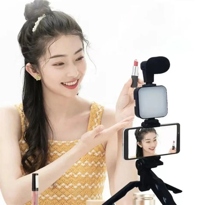 AY-49%20Tripod%20Vlogging%20Kit%20Smartphone%20Vlog%20LED%20Light%20Live%20Streaming%20Microphone%20Video%20Making%20Kit%20-%20Image%206