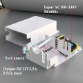 Waterproof Outdoor DC 12V 2A Power Supply Adapter Box for CCTV Security Camera. 