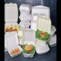 Burger Box Disposable,  Foam Box Container for Burger/Snack/Food - Square- Pack of 50, 40, 30, 20, 10 pcs ( 1pc extra per 10 pcs. ). 