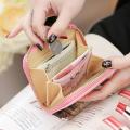 New Ladies Women Cute  Zipper Purse PU Leather Wallets Mini Women's Wallet Card Holder Small Bag Coin Pouch Pocket New Style Clutch With Bear Tassel Soft Sequined Lady Short Purses Female Hand Clutch Handbag for Gifts - Multicolor. 