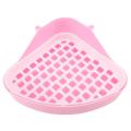 Rabbit Toilet Litter Tray,Small Animal Toilet Corner Potty, Pet Litter Trays Corner for Rabbit, Hamster. 