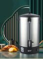 Wtrtr Electric Water Boiler, 30L Commercial Insulation Bucket Electric Hot Water Barrel Stainless Steel Double-Layer Insulation Barrel Milk Tea Barrel Large Capacity (30L Double-Layer). 