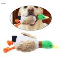 Dog Squeaky Toys Duck Plush Toy Cat Dog Chew Toy Fun Interactive Squeaker. 