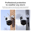 IMOU Cruiser Dual 2 | 2K | 3+3MP | Two-way Talk | AI Human & Vehicle Detection | 360° P&T Outdoor Weatherproof | CCTV Wi-Fi IP Smart Security Camera | Full Color Night Vision Red-Blue Warning Lights| Mobile App Control | S7XEP--3H0WED. 