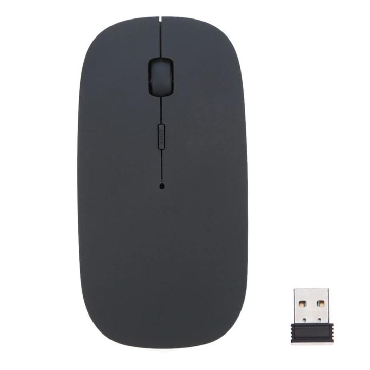 Black Wireless Optical Scroll Mouse Mice For PC Laptop Computer USB