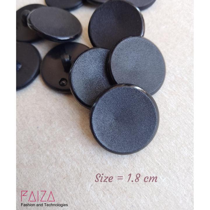 4-Pieces Fancy and Attractive Black Buttons | Fancy Buttons for Men/Women Kurta, Kurti | Ladies and Gents Suit, Coat, Shirt Buttons | Fancy Buttons