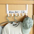 6 Hooks Home Key Base Organizer Multi-Key Wall Hook Stand Clothes Hanger Rack Over The Door. 