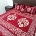 H.Mughal Tredar Velvet Jaquard Bessheet aet (4 pcs) | Velvet Bedsheet set ( 4 pcs) | Winter stuff Bedsheet. 