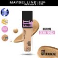 Maybelline New York - NY Fit Me Dewy + Smooth Liquid Foundation SPF 23 220 Natural Beige 30ml For Normal to Dry Skin. 