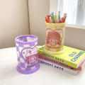 Storage Box Student Desktop Storage Box Pen Container Ins Pen Container Cute Pen Bucket Transparent Pen Container. 